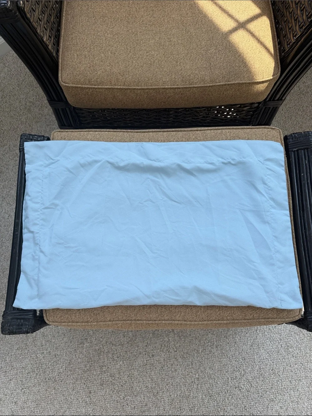 TWIN/TWIN XL- Light Blue Duvet Cover & Sham Soft Breathable Comfort